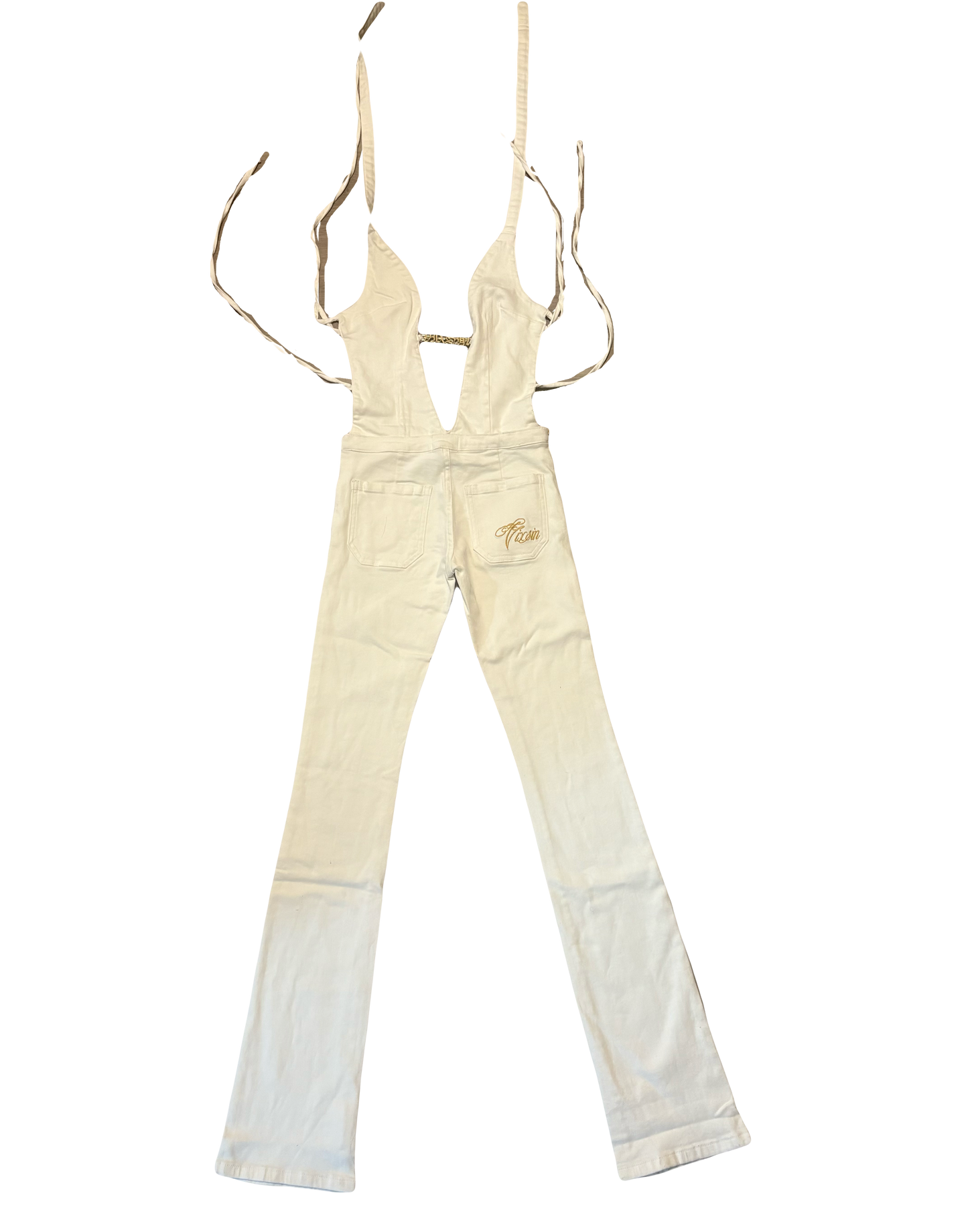White Denim Vixsin Jumpsuit