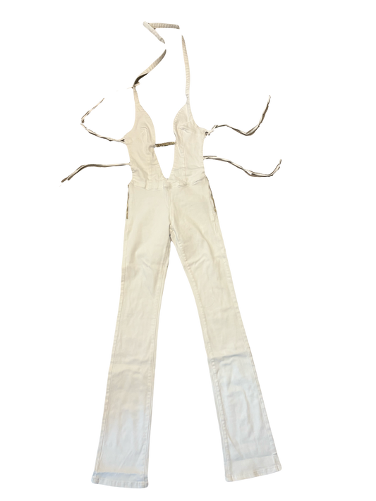 White Denim Vixsin Jumpsuit